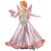 Фигурка на фея Papo - Розова пеперуда - раница