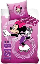Детски двулицев спален комплект 2 части Sonne Minnie Mouse Roller Skating - 