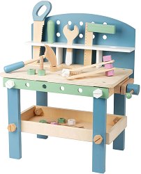 Дървена работилница с инструменти - Small Foot - 