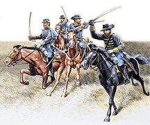 Войници от съюзническата кавалерия - 