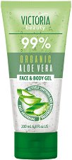 Victoria Beauty 99% Organic Aloe Vera Face & Body Gel - душ гел