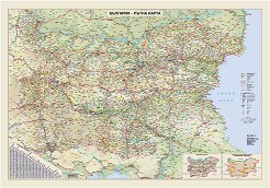 Стенна карта: България - пътна карта - 