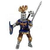 Фигурка на рицар в синьо с шлем Papo - фигура