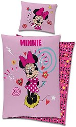 Детски двулицев спален комплект 2 части Sonne Minnie Mouse - 