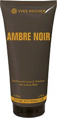 Yves Rocher Ambre Noir Hair & Body Wash - 