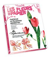 Създай сам хартиени цветя Josephin - Пролетно лале - творчески комплект