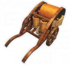 Da Vinci - Механичен барабан - макет