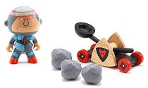 Рицар Балди с каменохвъргачка - играчка