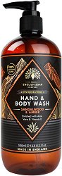 English Soap Company Sandalwood & Amber Hand & Body Wash - 