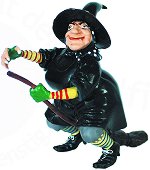 Вещица с метла - Фигура от серията Герои от приказки и легенди - играчка