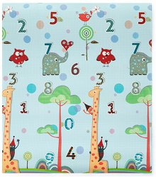 Двулицево килимче за игра Petite & Mars Joy Max Giraffe - 
