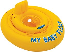 Надуваем бебешки пояс със седалка Intex My Baby Float - играчка