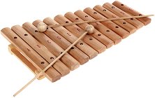 Дървен ксилофон с 12 ноти Bontempi - играчка