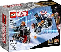 LEGO Marvel Super Heroes - Мотоциклетите на Черната вдовица и Капитан Америка - кутия за храна