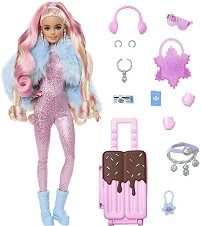 Кукла Барби със зимен тоалет - Mattel - фигура