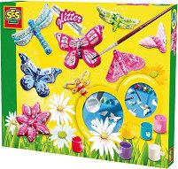 Направи и оцвети SES Creative - Пеперуди - играчка