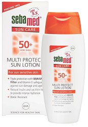 Sebamed Sun Care Multi Protect Sun Lotion SPF 50+ - сапун