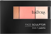 IsaDora Face Sculptor 3 in 1 Palette - 