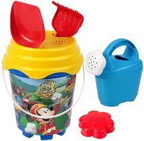 Кофичка за игра с пясък Mondo - Мики Маус - детска бутилка