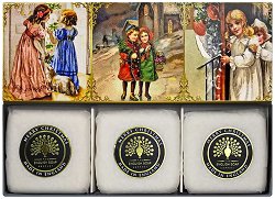 English Soap Company Victorian Christmas Triple Soap Gift Box - 