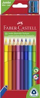 Цветни моливи Faber-Castell Triangular Jumbo