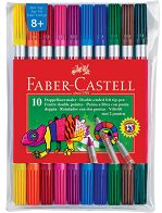 Двустранни флумастери Faber-Castell