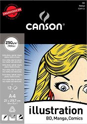 Хартия за илюстрации, комикси и манга Canson