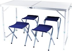 Къмпинг маса с 4 стола CAO