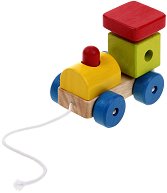 Локомотив - Дървена играчка за дърпане - играчка