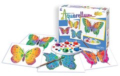Оцветявай с акварелни бои Sentosphere - Пеперуди - творчески комплект