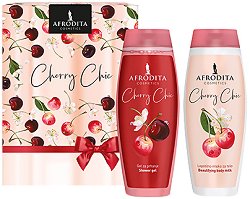 Подаръчен комплект Afrodita Cosmetics Cherry Chic - лосион