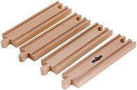 Дървени релси - играчка