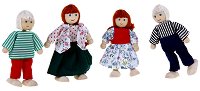Семейство дървени кукли - детски аксесоар