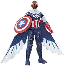 Екшън фигурка на Соколът Капитан Америка - Hasbro - пъзел