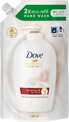 Dove Nourishing Silk Hand Wash Refil Bag - крем