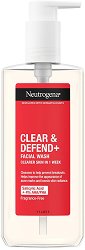 Neutrogena Clear & Defend+ Facial Wash - 