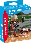 Playmobil Special Plus - Изследовател с кайман - 