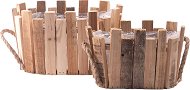 Дървена кашпа