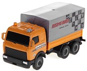 Товарен камион с покрито ремарке - Метална играчка - играчка