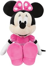 Плюшена играчка Мини Маус с тъмнорозова рокличка - Disney Plush - пъзел