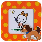 Дървена рамка за снимка Куче - Woodyland - детски аксесоар