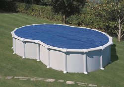 Изотермично покривало за овален басейн с размери 500 x 300 cm Gre - 
